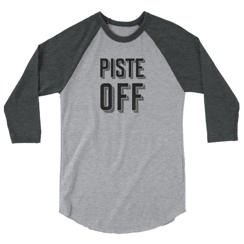 PISTE OFF 3/4 sleeve raglan shirt