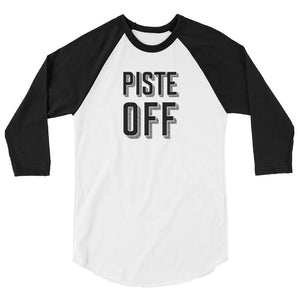 PISTE OFF 3/4 sleeve raglan shirt