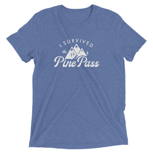 I SURVIVED THE PINE PASS Short sleeve t-shirt