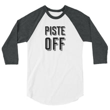 Load image into Gallery viewer, PISTE OFF 3/4 sleeve raglan shirt